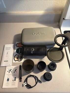 OutIn Nano Portable Espresso Maker Gift Set and Stand